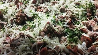 Masitas de Cerdo Encebolladas, Recetas Boricuas