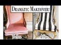 How to Reupholster a Chair - Glam Chair Makeover