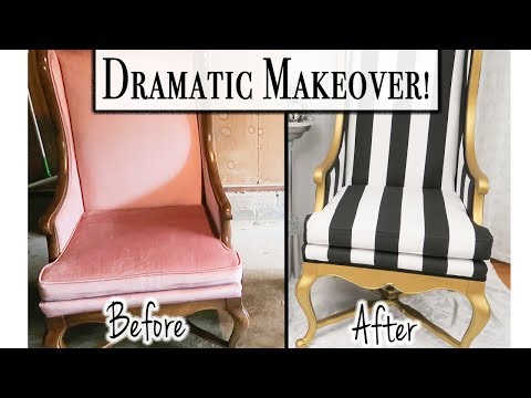 Cómo tapizar una silla - Silla Glam Makeover