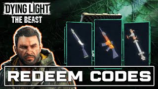 DYING LIGHT THE BEAST | All 6 REDEEM CODES