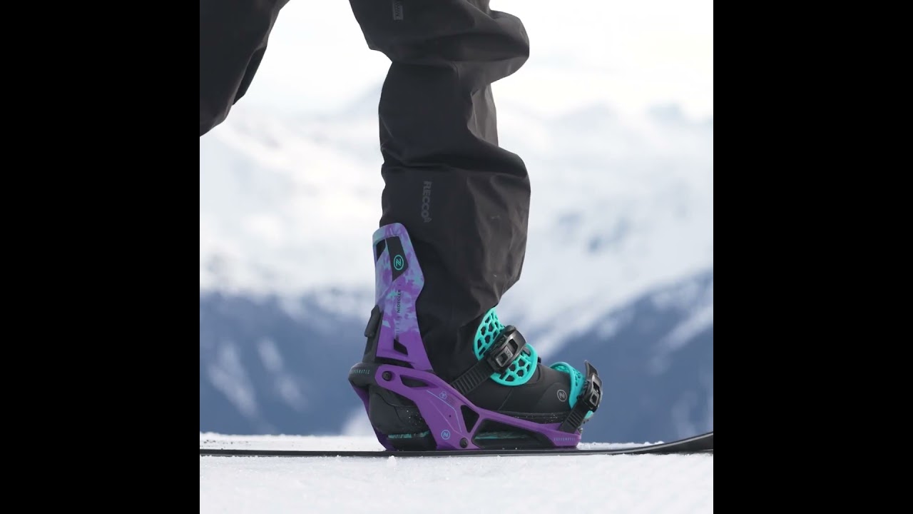 Fijaciones snowboard Nidecker Supermatic Joker Purple - Invierno