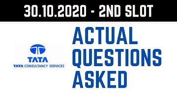 TCS NQT 2021 Aptitude Questions 30th October 2020 (12:30pm Slot) - Real Time Solutions by Mohit Jain