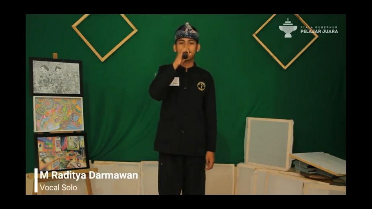 PIALA GUBERNUR PELAJAR JUARA 2022 - MENYANYI SOLO - M. RADITYA DARMAWAN - SMAN 22 BANDUNG