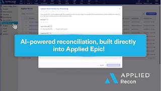 Automatic Reconciliation in Applied Epic. AI tool saves your accounting team hours | Applied Recon