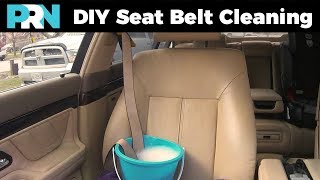 How To Safety Clean Disgusting Seat Belts Without Buying Anything