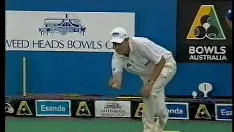 Lawn Bowls: Australian Indoor 2001 - Anthony Kiepe...