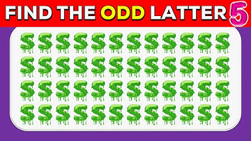 Find the ODD One Out - Numbers and Letters Edition ✅ Easy, Medium, Hard - 30 levels