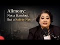 Alimony: Not a Handout, But a Safety Net | | The personal Lens