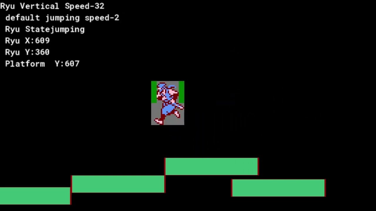 TestRoom Ninja Gaiden jumping and collision 