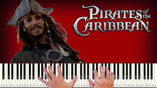 Jack Sparrow Theme - PIANO TUTORIAL