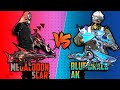 MEGALODON ALPHA SCAR VS BLUE FLAME DRACO AK || EVO SCAR VS EVO AK || WHICH IS BEST ??