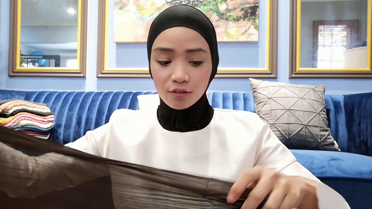 Shawl tutorial pergi office By UMMI NAZEERA