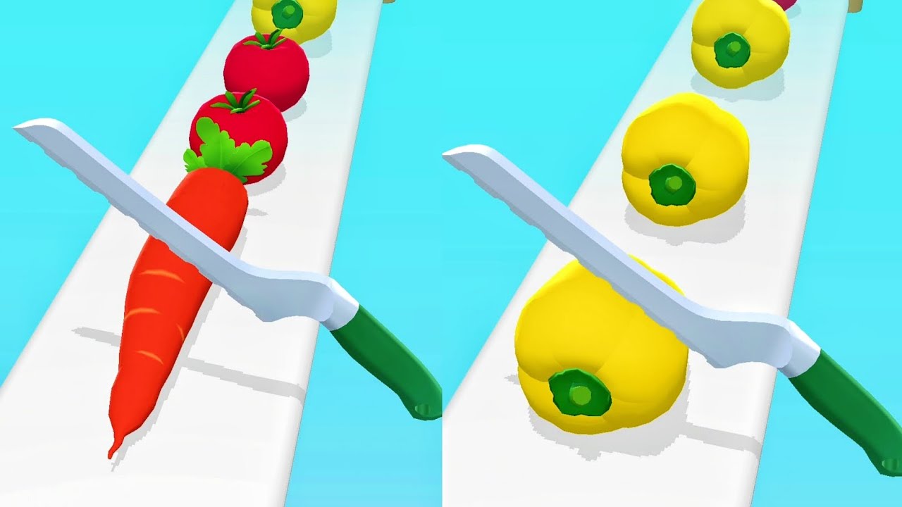 Perfect Slices! Satisfying and relaxing ASMR slicing gameplay - YouTube
