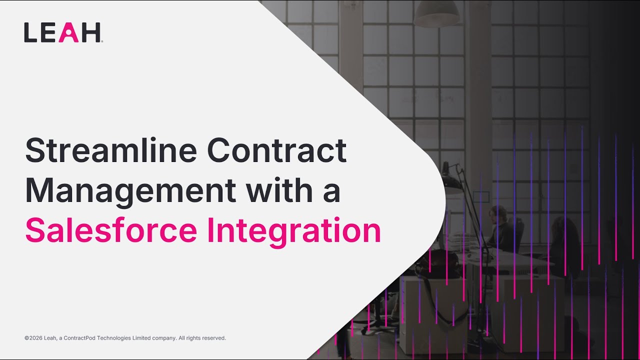Webinar: Streamline Contract Management with a Salesforce Integration