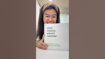 Unboxing MATCHA Advent Calendar?! #matcha  #adventcalendar #matchalatte