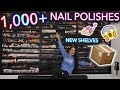 MY NEW NAIL POLISH SHELVES! (did the polishes survive the move?)