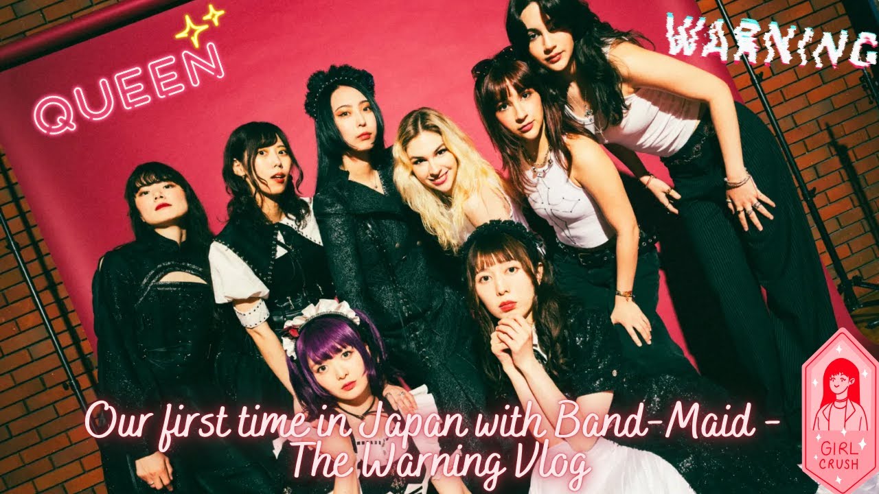 Our first time in Japan with Band-Maid - The Warning Vlog 🌸Reaction🌸