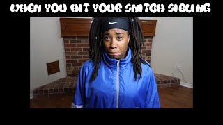 When you hit your snitch sibling 😂😂 | DankScole
