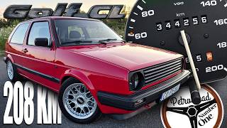 1991 VW Golf II 1.9 TDI (208 HP) | V-MAX, 0-100, 100-200 km/h, Test, AUTOBAHN, Presentation | 4K