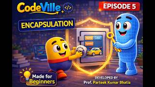 Why Do We Need Encapsulation in OOP? (Simple Cartoon Story) | CodeVille Ep. 5