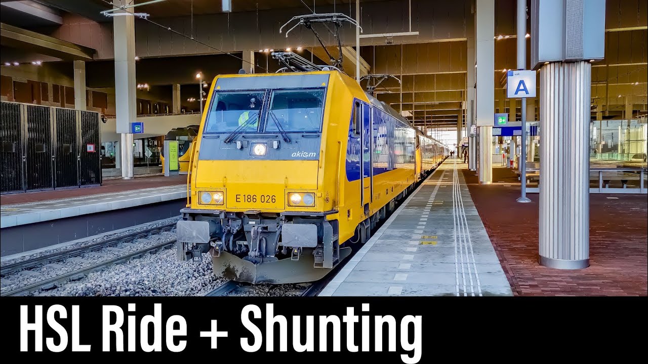 Train Cab Ride NL / HSL / Breda - Amsterdam - Watergraafsmeer / TRAXX Intercity / Jan 2021