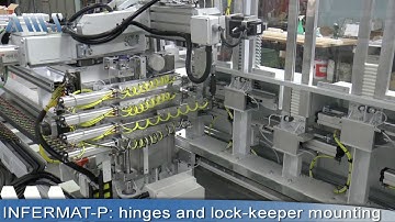 INFERMAT-P: automatic hardware mounting on profiles