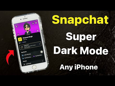 How To Enable Super Dark Mode On Snapchat On Any Iphone