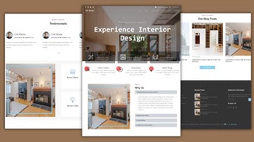 Interior Design Website With HTML CSS And JAVACRIPT For Beginners