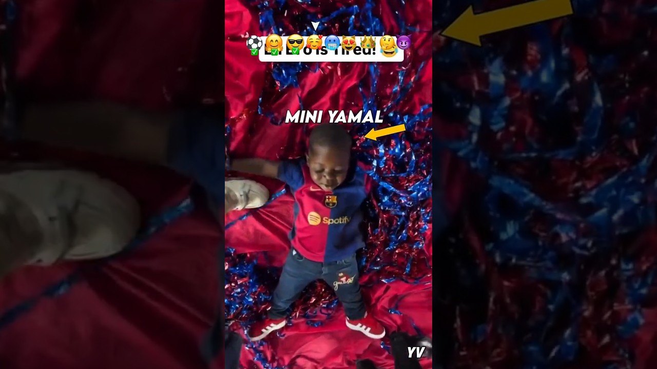 Mini Lamine Yamal Cute Moments 😍