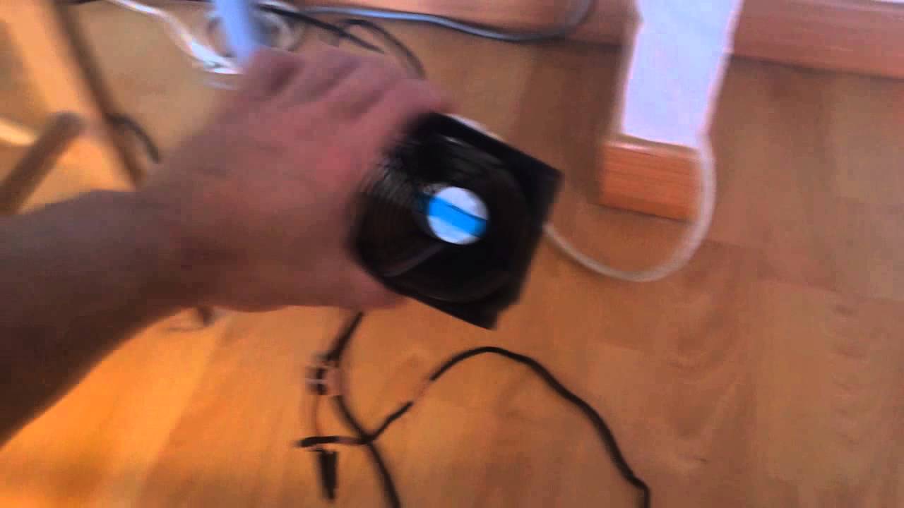 Como hacer funcionar un cooler como ventilador, intractor, extractor.