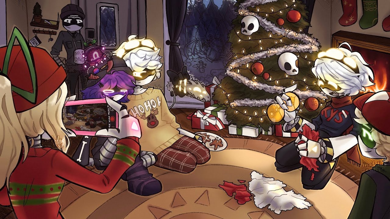 Murder Drones (VAs) singing Christmas songs 