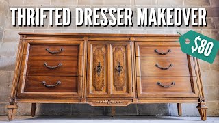 Vintage Dresser Gets an ASMR Paint Makeover