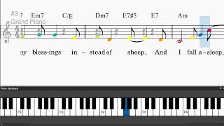 Count Your Blessings Instead Of Sheep by Irving Berlin - Easy piano tutorials with leadsheet a...