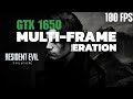 Resident Evil Requiem on GTX 1650 with FSR 4 + 4X Multi-Frame Gen Mod 