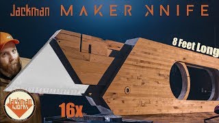 World's Largest Utility Knife? The 16x scale Maker Knife