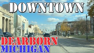 Dearborn - Michigan - 4K Downtown Drive