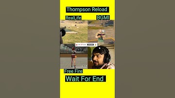 Free Fire vs BGMI vs RealLife🤣 #bgmi #pubgmobile #freefire #funny