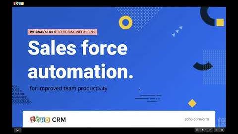 Improved team productivity with sales force automation