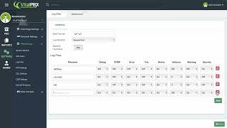 Accessing Log Files in VitalPBX