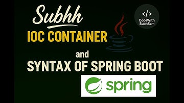 2 .🔥 IOC Container in Spring Boot | Complete Beginner Guide | Spring Boot Tutorial for Beginner