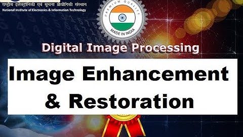 DIP 3 Image Enhancement & Restoration