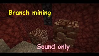 【Part 4】ASMR Minecraft sound only Branch mining Netherite  no talking sleep induction