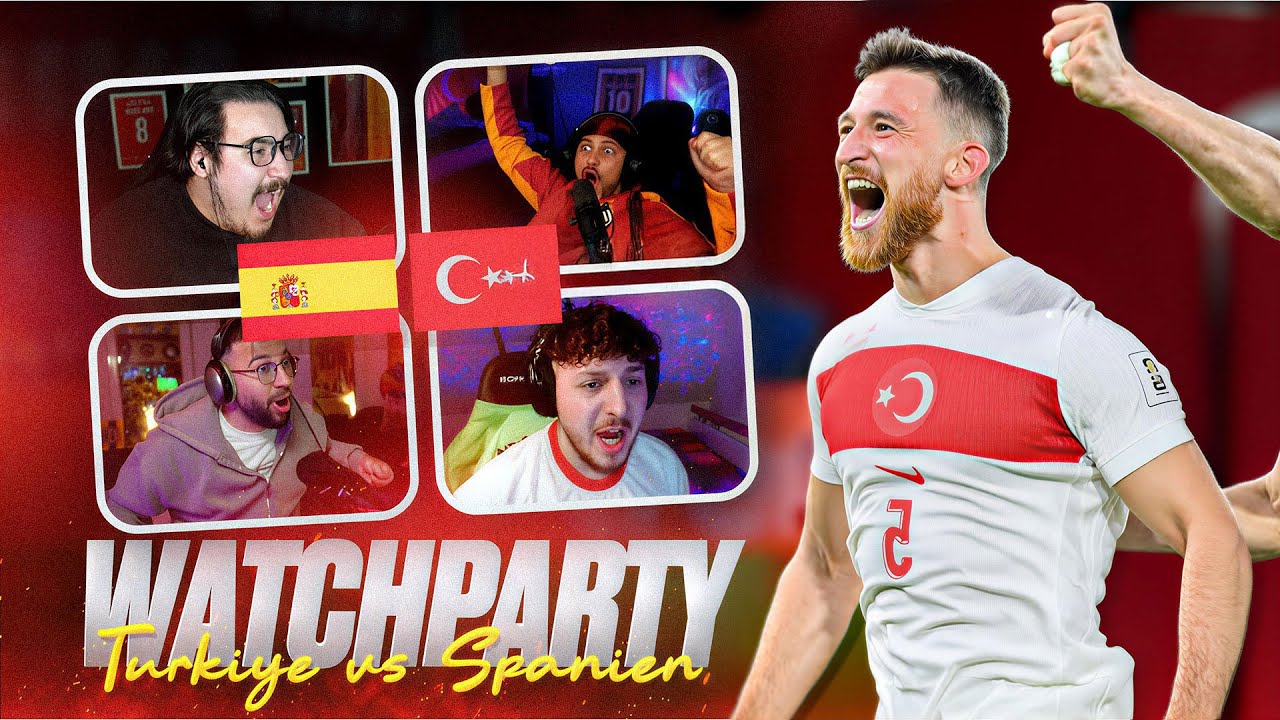 WIR WERDEN WELTMEISTER SOGAR MIT B11 💥🤯 TÜRKEI vs. SPANIEN Watchparty 🇹🇷🇪🇸