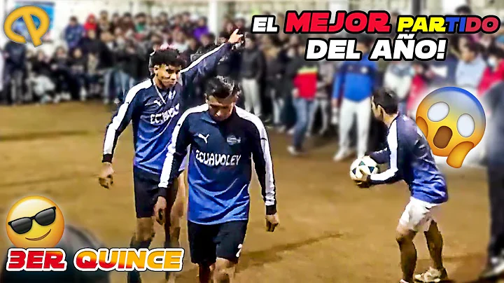 ECUAVOLEY LA CAIDA DE UN GRANDE  PARTIDAZOO EMERSO...