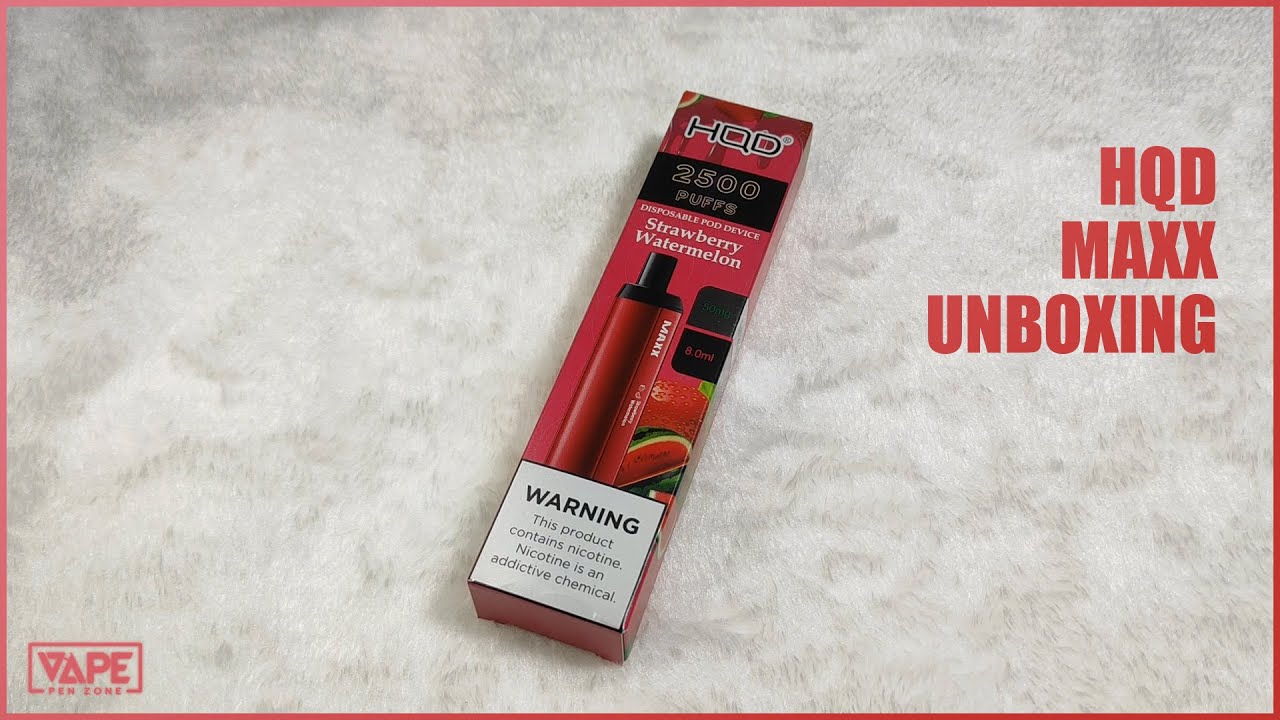 HQD MAXX Unboxing | VapePenZone