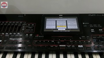 Demo style factory KORG pa4x OS version 3.1.0