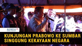 Di Depan Pengungsi, Presiden Prabowo Singgung Kekayaan Alam & Sikat Maling Uang Rakyat