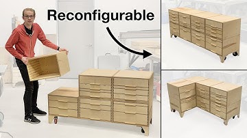Modular workshop cabinet system (with plans!)