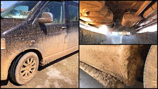 SUPER MUDDY TRANSPORTER ! How to wash van ? Satisfying DEEP Clean 🧼✨