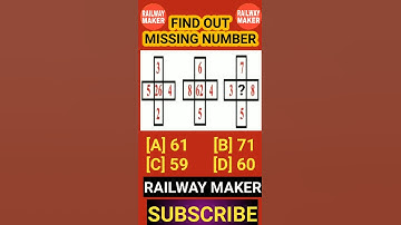 Reasoning : Missing Number | Reasoning Trick Missing Number | Reasoning Series #shorts #Reasoning